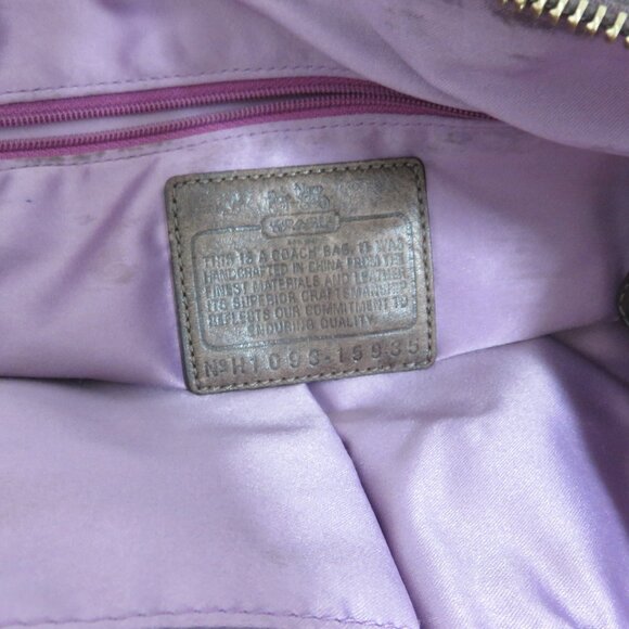 Brown Coach Madison Dotted Op Art Sophia Satchel - Picture 8 of 8